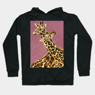 Giraffes Entwined Hoodie